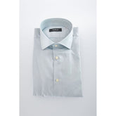 Baldinini Trend Light Blue Cotton Shirt